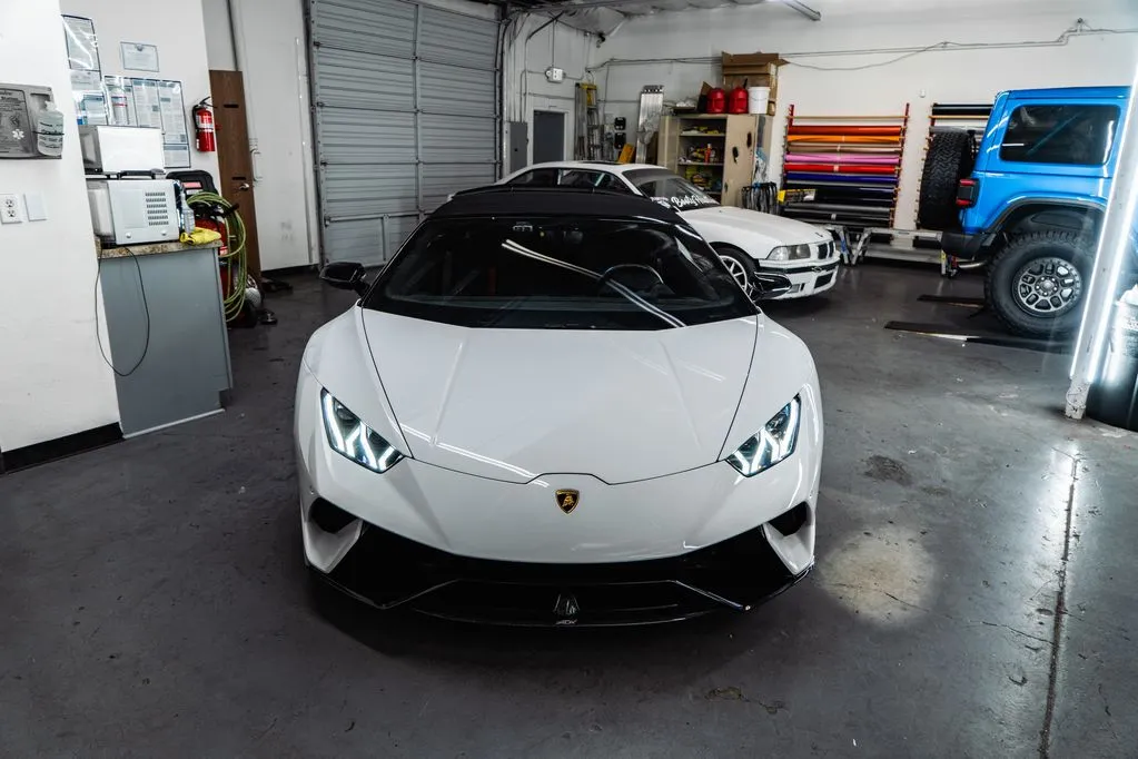 Lamborghini Huracán Performante in the Wrap Labs studio, Westlake Village