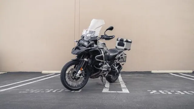 BMW R1250 GS Adventure Matte Black Vinyl Wrap Full Side