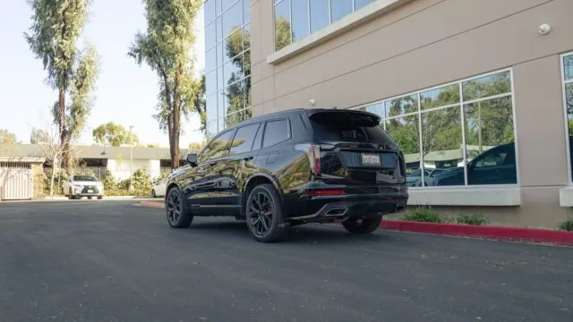 Cadillac XT6 Sport Gloss Black PPF Rear 3Quarter