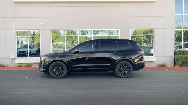 Cadillac XT6 Sport Gloss Black PPF Side Profile