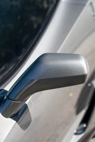 Corvette C7 Z06 Matte Grey PPF Side Mirror Detail