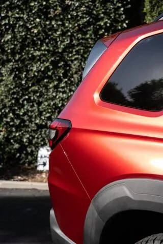 Honda Pilot TrailSport Red Orange PPF Rear Quarter Taillight Detail