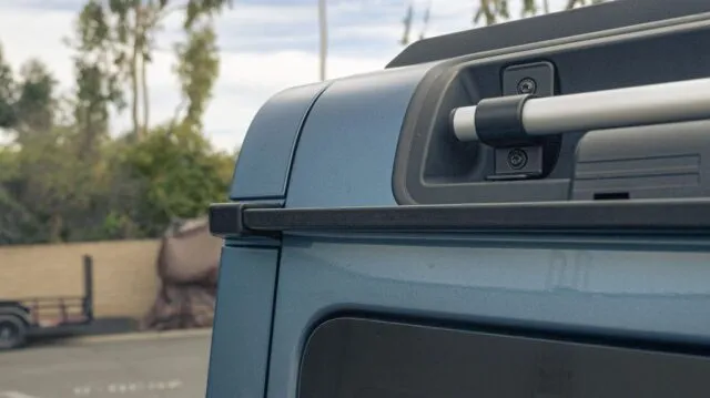 INEOS Grenadier Teal Blue PPF Roof Rail Rack Detail A, by Wrap Labs, Westlake Village