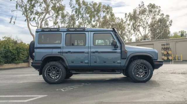INEOS Grenadier Teal Blue PPF Side Profile, by Wrap Labs, Westlake Village