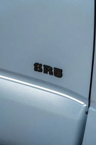 Toyota 4Runner SR5 Light Blue Color Paint Protection Film Fender Badge Detail