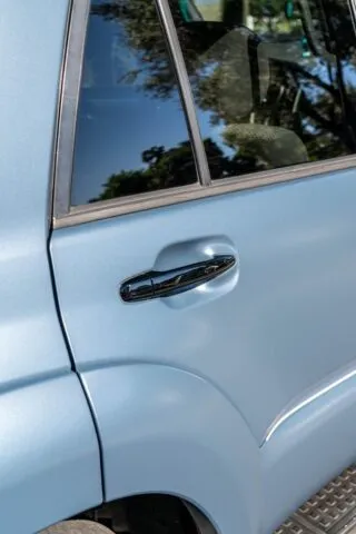 Toyota 4Runner Light Blue Color Paint Protection Film Door Handle Detail