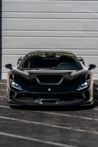 Ferrari F8 Tributo Gloss Black Front