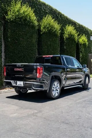 GMC Sierra Denali Gloss Black Rear 3 4