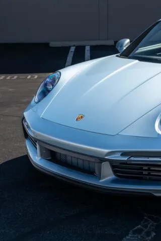 Porsche 911 Sport Classic Sport Grey Front Fender and Crest Detail