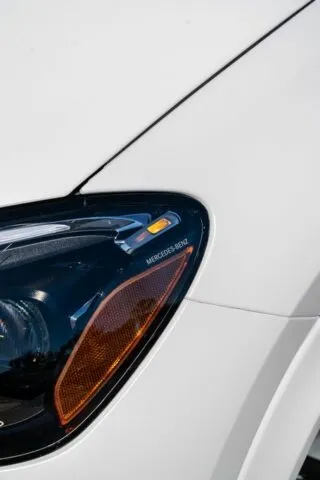 Mercedes-Benz AMG GLE Coupe White Headlight Side Marker Detail