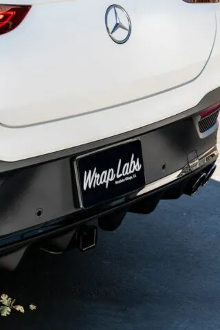Mercedes-Benz AMG GLE Coupe White Rear Badge And Diffuser Detail