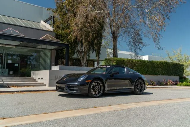 Porsche 911 Targa 4S Black Porsche Design Edition Front 3Quarter