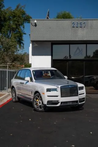 Rolls Royce Cullinan White PPF Front