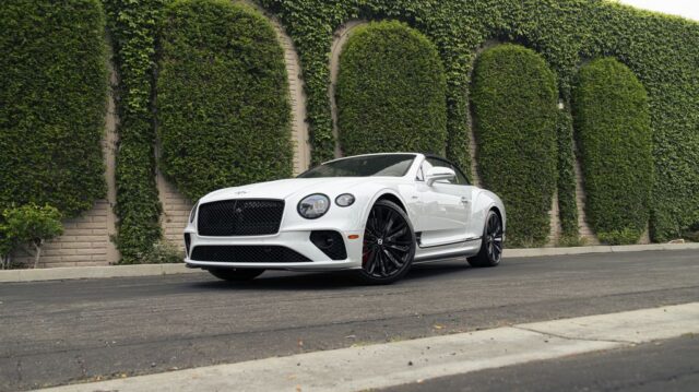 Bentley Continental GTC Speed White PPF Front 3 4, by Wrap Labs, Westlake Village
