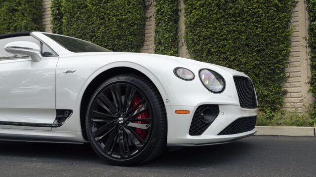 Bentley Continental GTC Speed White PPF Front Wheel Fender Detail, by Wrap Labs, Westlake Village