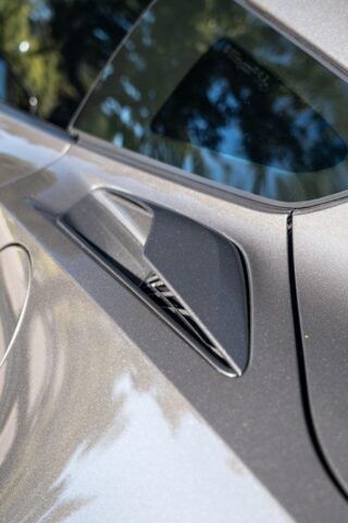 Corvette C7 Z06 Matte Grey PPF Side Vent Quarter Panel Detail, by Wrap Labs, Westlake Village