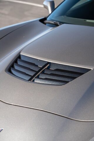 Corvette Z06 Grey PPF Hood Vent Detail, by Wrap Labs, Westlake Village