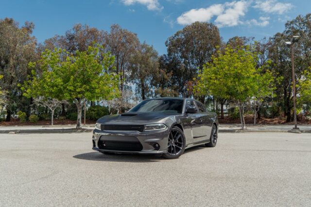 Dodge Charger Scat Pack Granite Gray PPF Front, by Wrap Labs, Westlake Village