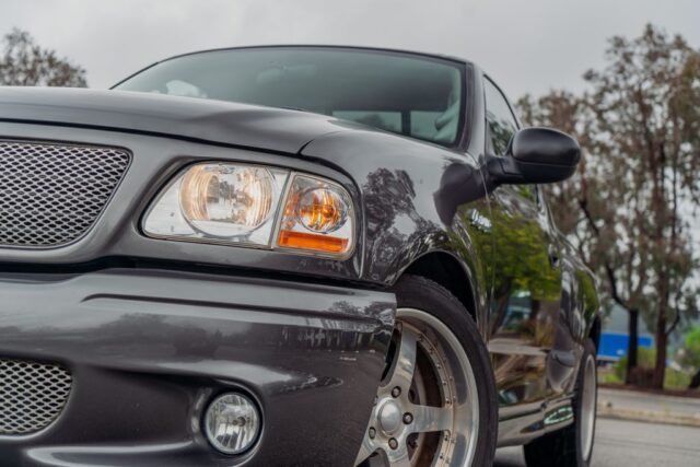 Ford F 150 SVT Lightning Grey PPF Front Headlight Fender Detail, by Wrap Labs, Westlake Village