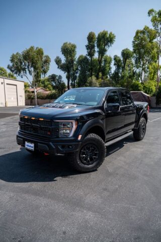 Ford Raptor R Black PPF Front Quarter, by Wrap Labs, Westlake Village