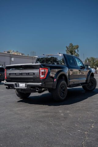 Ford Raptor R Black PPF Supercharged V8 Hood Detail, by Wrap Labs, Westlake Village