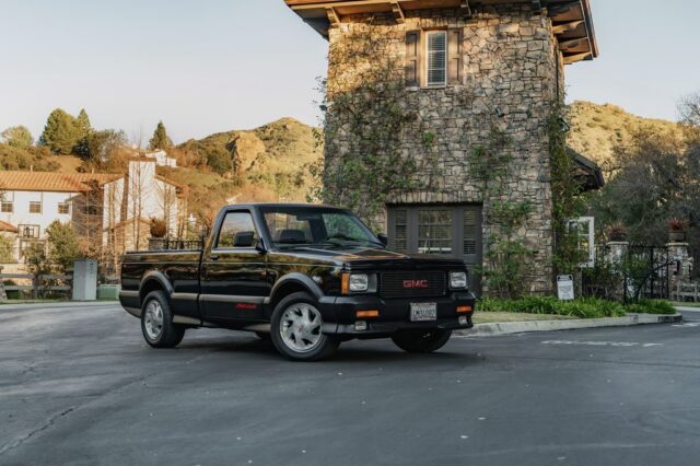 GMC Syclone Black Paint Protection Film Rear Three Quarter, by Wrap Labs, Westlake Village