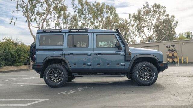 INEOS Grenadier Teal Blue PPF Side Profile, by Wrap Labs, Westlake Village