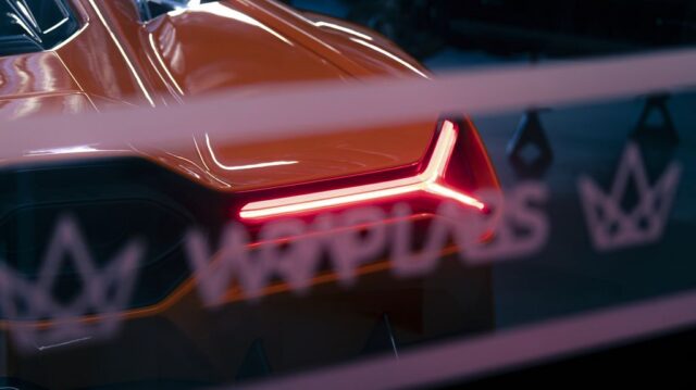 Lamborghini Revuelto Orange PPF Taillight Detail WrapLabs Shop, by Wrap Labs, Westlake Village