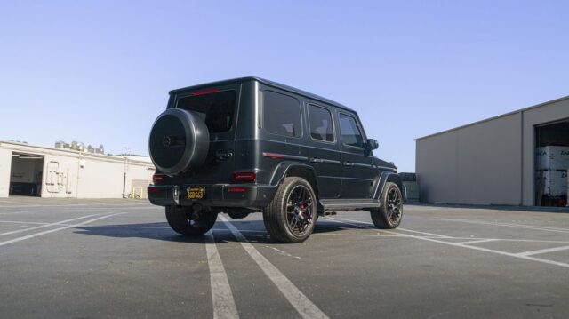 Mercedes AMG G63 Matte Grey PPF Rear Three Quarter, by Wrap Labs, Westlake Village