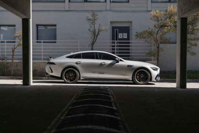Mercedes AMG GT63S Matte Silver PPF Side Profile, by Wrap Labs, Westlake Village
