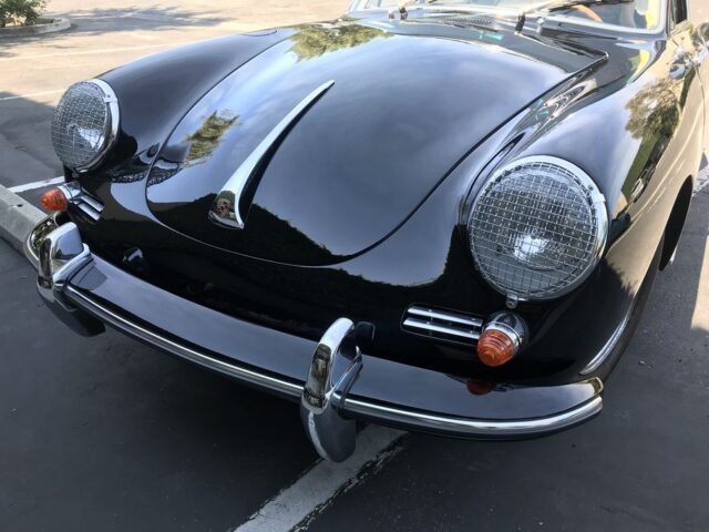 Porsche 356 Classic Black PPF Front Hood Headlight Chrome Detail Parking Lot, by Wrap Labs, Westlake Village