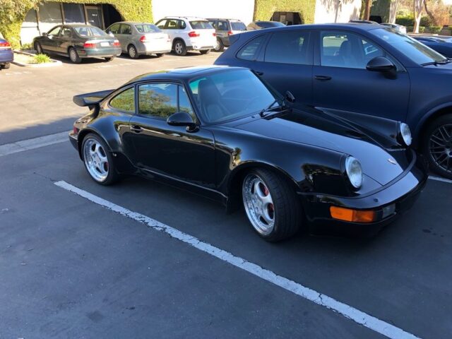 Porsche 911 964 Turbo Black PPF Side Three Quarter WrapLabs Shop, by Wrap Labs, Westlake Village