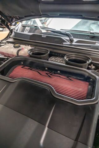 Ram TRX Black Vinyl Wrap Front, by Wrap Labs, Westlake Village