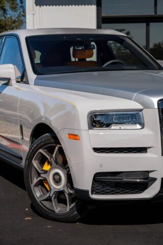 Rolls Royce Cullinan White PPF Front Wheel Yellow Brake Detail, by Wrap Labs, Westlake Village